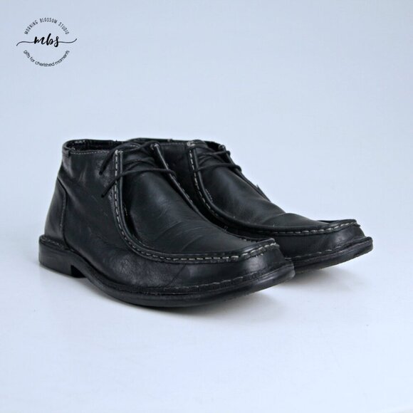 Steve Madden Handler Wallabee Boots Black‎ Men 8 main image 7